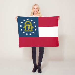Manta Polar Bandera del estado de Georgia