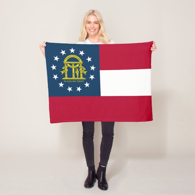 Manta Polar Bandera del Estado de Georgia (In situ)