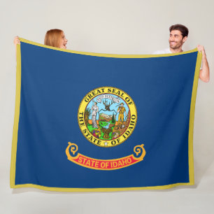 Manta Polar Bandera del estado de Idaho Imprimir Patriotaje
