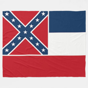 MANTA POLAR BANDERA DEL ESTADO DE MISSISSIPPI (ACTUAL)