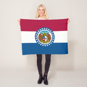Manta Polar Bandera del estado de Missouri