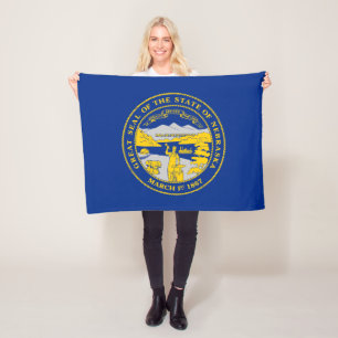 Manta Polar Bandera del estado de Nebraska