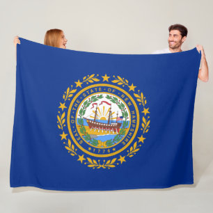 Manta Polar Bandera del Estado de New Hampshire