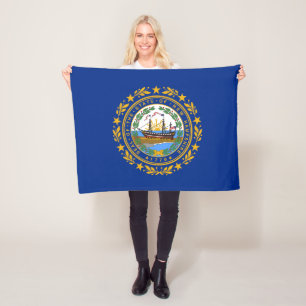 Manta Polar Bandera del estado de New Hampshire