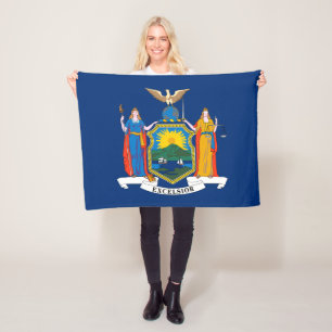 Manta Polar Bandera del estado de Nueva York