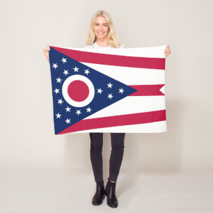 Manta Polar Bandera del estado de Ohio
