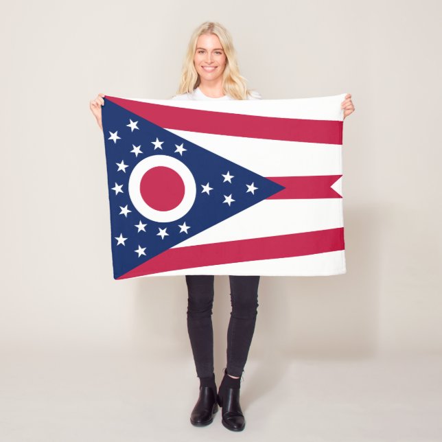 Manta Polar Bandera del Estado de Ohio (In situ)