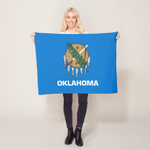 Manta Polar Bandera del estado de Oklahoma