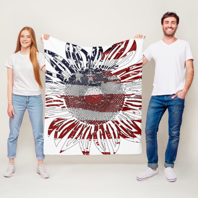 Manta Polar Bandera del girasol (In situ)