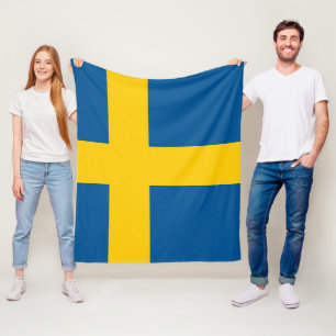Manta Polar Bandera del medio de Suecia