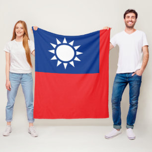 Manta Polar Bandera del medio de Taiwán la República de Chin
