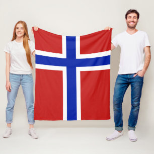 Manta Polar Bandera del medio del escandinavo de Noruega