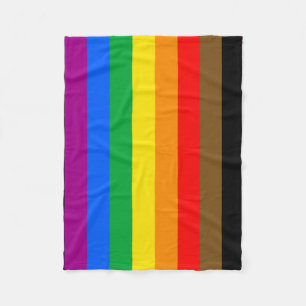 Manta Polar Bandera del Orgullo Arcoíris de Filadelfia