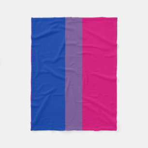 Manta Polar Bandera del Orgullo Bisexual