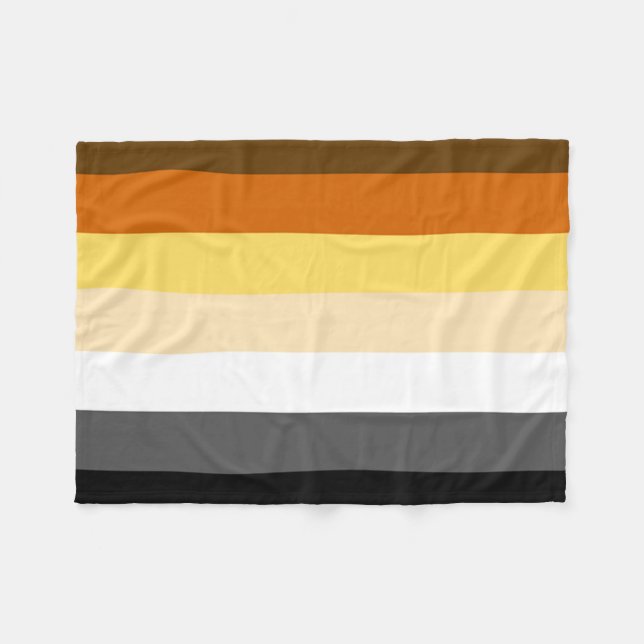 Manta Polar Bandera del orgullo gay (Frente (Horizontal))