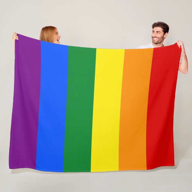 Manta Polar Bandera del orgullo gay (In situ)
