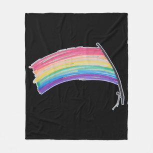 Manta Polar Bandera del Orgullo Iris