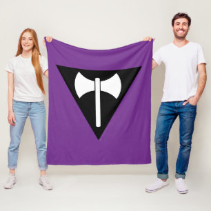 Manta Polar bandera del orgullo lésbico SlipperyJoe feminista 