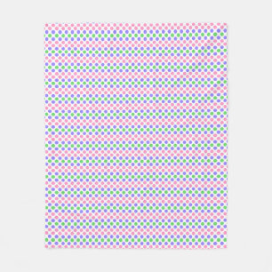 Manta Polar Bandera del Orgullo Trigénero Colores Polkadots