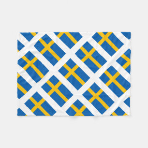 Manta Polar Bandera del sueco de Sverige Suecia