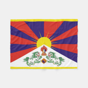 Manta Polar Bandera del Tíbet Libre