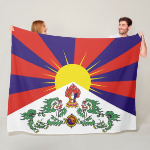 Manta Polar Bandera del Tíbet o bandera del León de Nieve gran