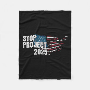 Manta Polar Bandera estadounidense anti Trump del Proyecto 202