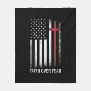 Manta Polar Bandera estadounidense cristiana en Estados Unidos