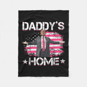 Manta Polar Bandera estadounidense Daddys Home Trump 2024 Patr