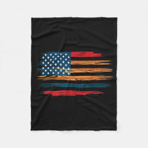 Manta Polar bandera estadounidense mexicana serape cinco de ma
