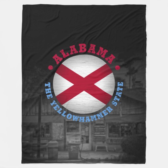 MANTA POLAR BANDERA ESTATAL DE ALABAMA (Anverso)
