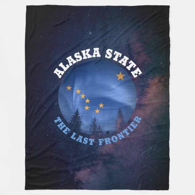MANTA POLAR BANDERA ESTATAL DE ALASKA (Anverso)