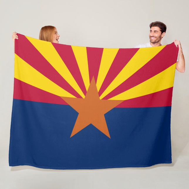 Manta Polar Bandera Estatal de Arizona (In situ)