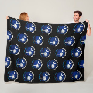 MANTA POLAR BANDERA ESTATAL DE CAROLINA PALMETTO DEL SUR