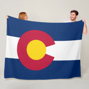 Manta Polar Bandera Estatal de Colorado