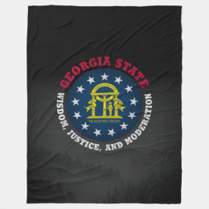 MANTA POLAR BANDERA ESTATAL DE GEORGIA PEACH