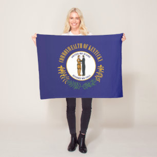Manta Polar Bandera estatal de Kentucky, Estados Unidos