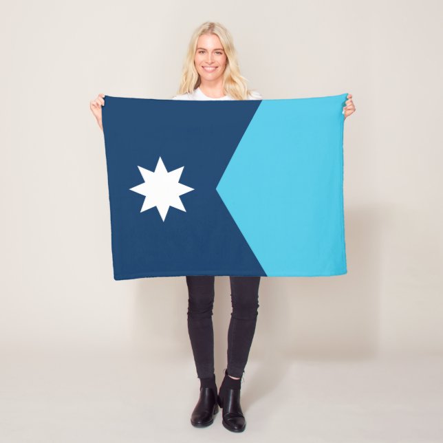 Manta Polar Bandera estatal de Minnesota (In situ)
