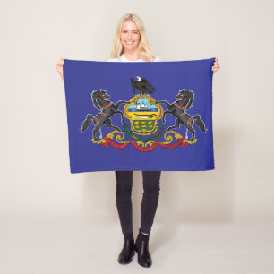 Manta Polar Bandera estatal de Pennsylvania, Estados Unidos