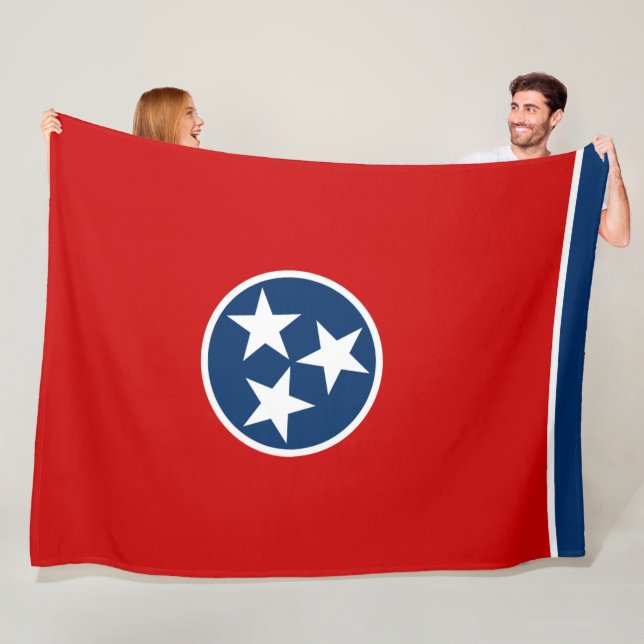 Manta Polar Bandera estatal de Tennessee (In situ)