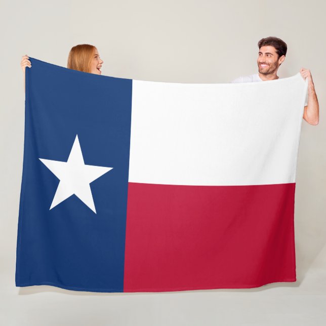 Manta Polar Bandera Estatal de Texas (Texas) (In situ)