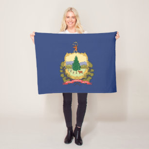 Manta Polar Bandera estatal de Vermont, Estados Unidos