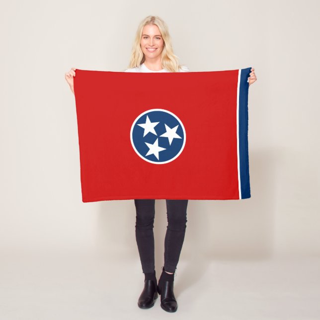 Manta Polar Bandera Estatal Tennessee (In situ)