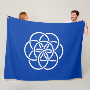 Manta Polar Bandera internacional del planeta Tierra
