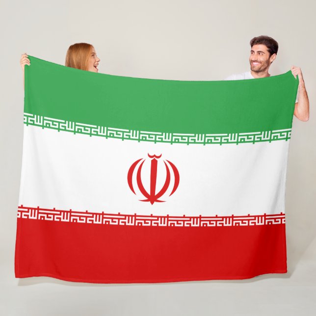 Manta Polar Bandera iraní (Irán) (persa) (In situ)