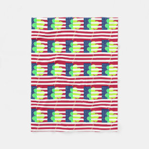 Manta Polar Bandera irlandesa norteamericana Shamrock Clover S