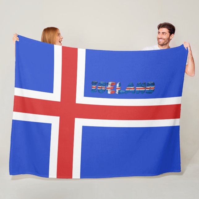 Manta Polar Bandera islandesa (In situ)