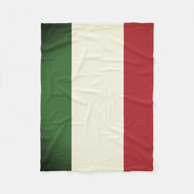Manta Polar Bandera italiana (Anverso)