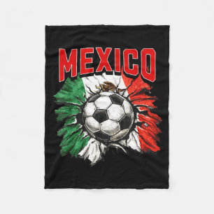 Manta Polar bandera mexicana fútbol méxico orgullo copa famili