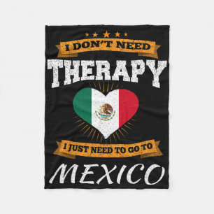 Manta Polar Bandera Mexicana I Bandera de México I Vacaciones